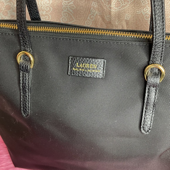 Lauren Ralph Lauren Chadwick Shopper in Black - Picture 3 of 6